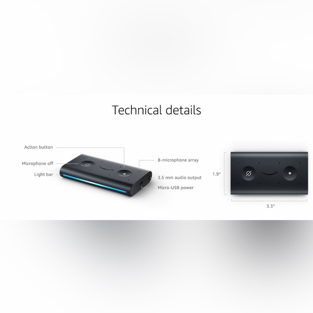 NIB Amazon Echo Auto with Alexa Assistant - Picture 6 of 8